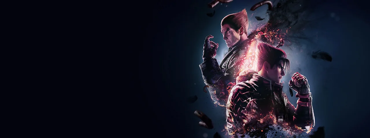 Tekken 8 hero artwork featuring Jin Kazama
